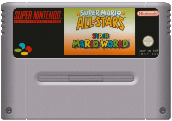 Super Mario All-stars and Super Mario World media 4 for Super Nintendo